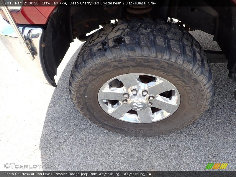 Deep Cherry Red Crystal Pearl / Black/Diesel Gray 2015 Ram 2500 SLT Crew Cab 4x4