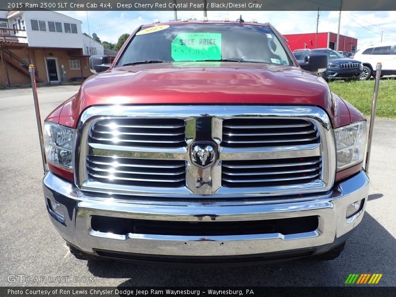 Deep Cherry Red Crystal Pearl / Black/Diesel Gray 2015 Ram 2500 SLT Crew Cab 4x4