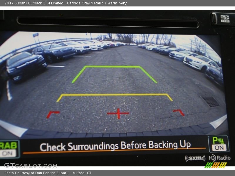 Carbide Gray Metallic / Warm Ivory 2017 Subaru Outback 2.5i Limited