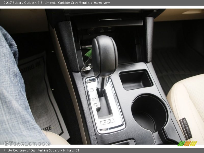 Carbide Gray Metallic / Warm Ivory 2017 Subaru Outback 2.5i Limited