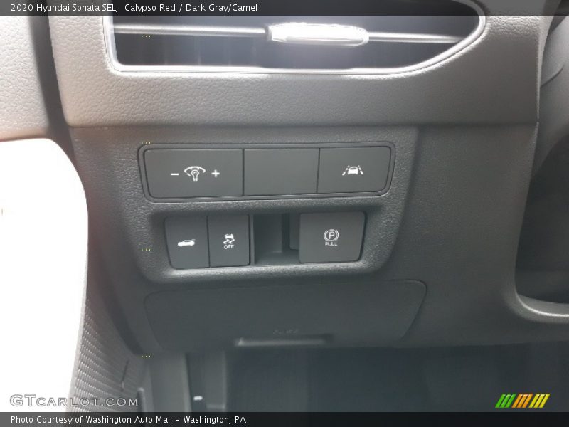 Calypso Red / Dark Gray/Camel 2020 Hyundai Sonata SEL