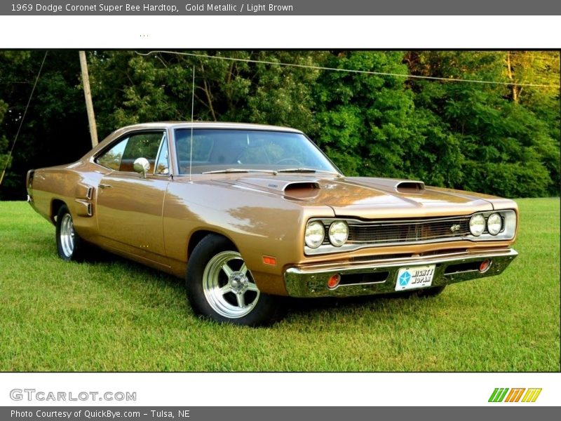Gold Metallic / Light Brown 1969 Dodge Coronet Super Bee Hardtop