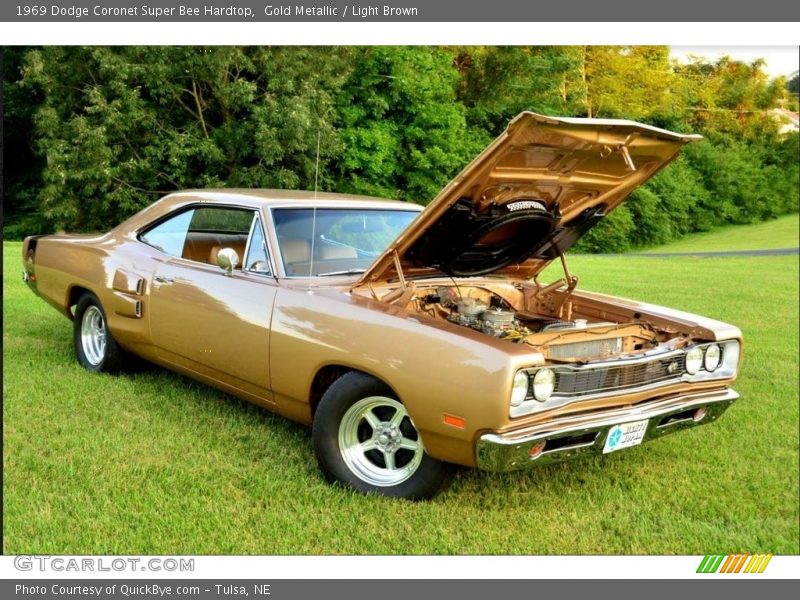 Gold Metallic / Light Brown 1969 Dodge Coronet Super Bee Hardtop