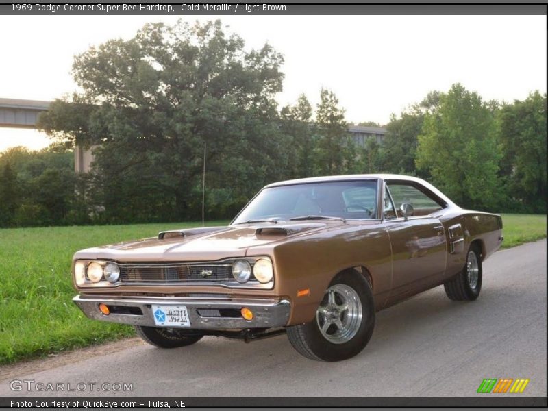 Gold Metallic / Light Brown 1969 Dodge Coronet Super Bee Hardtop