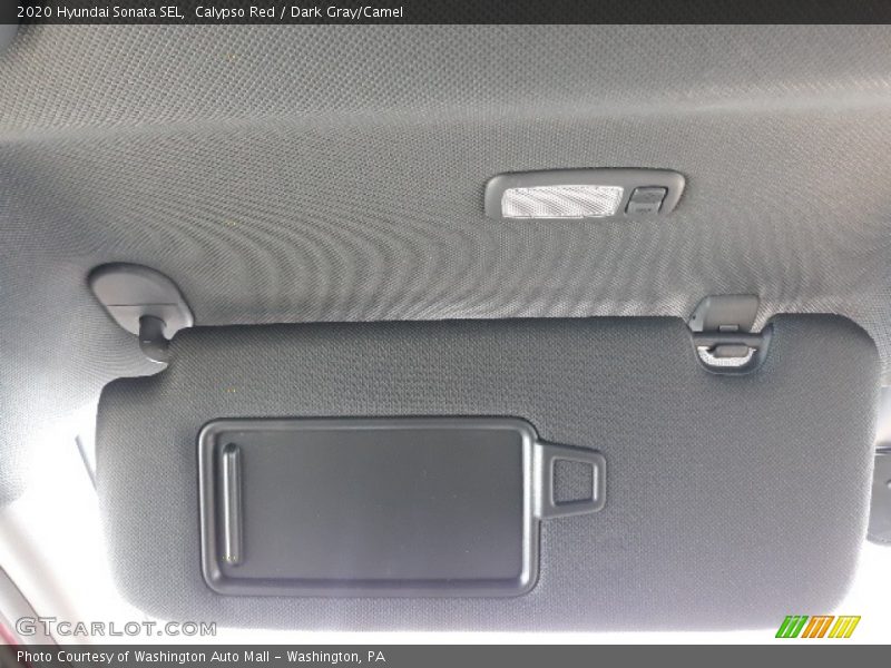 Calypso Red / Dark Gray/Camel 2020 Hyundai Sonata SEL