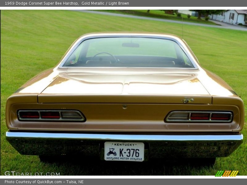 Gold Metallic / Light Brown 1969 Dodge Coronet Super Bee Hardtop