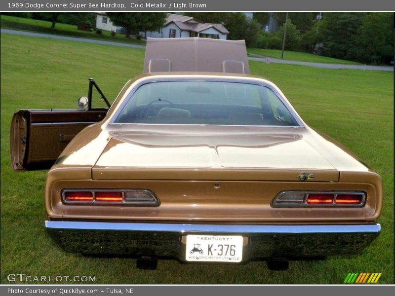 Gold Metallic / Light Brown 1969 Dodge Coronet Super Bee Hardtop