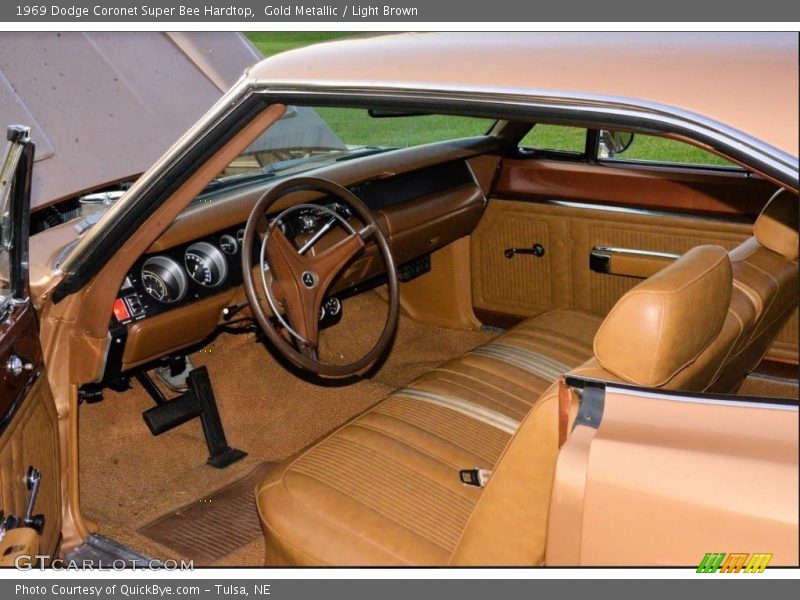  1969 Coronet Super Bee Hardtop Light Brown Interior