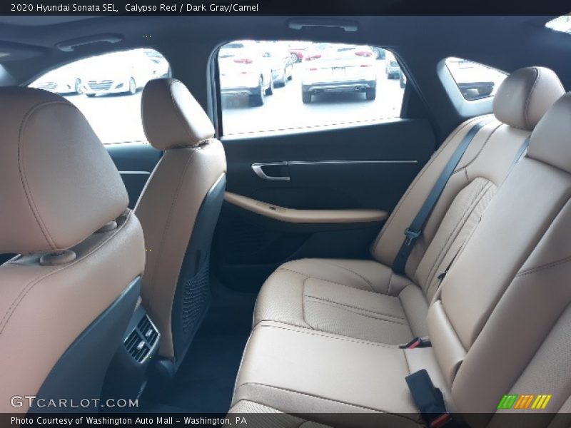 Calypso Red / Dark Gray/Camel 2020 Hyundai Sonata SEL
