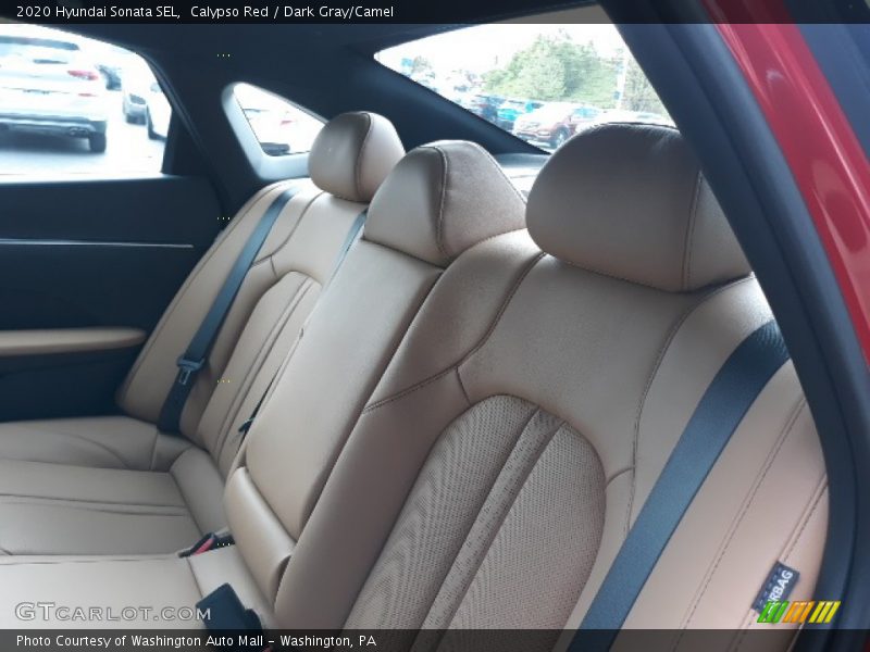 Calypso Red / Dark Gray/Camel 2020 Hyundai Sonata SEL