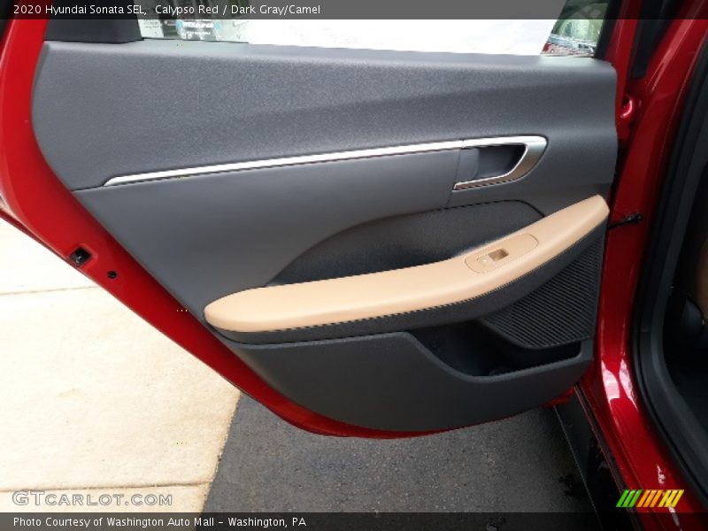 Calypso Red / Dark Gray/Camel 2020 Hyundai Sonata SEL