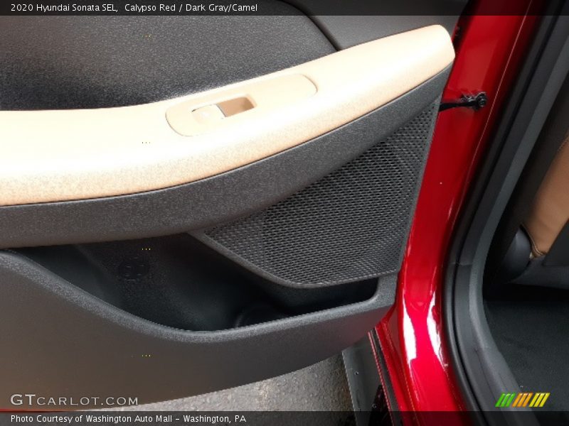 Calypso Red / Dark Gray/Camel 2020 Hyundai Sonata SEL