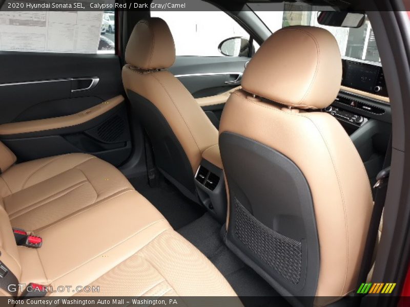Calypso Red / Dark Gray/Camel 2020 Hyundai Sonata SEL