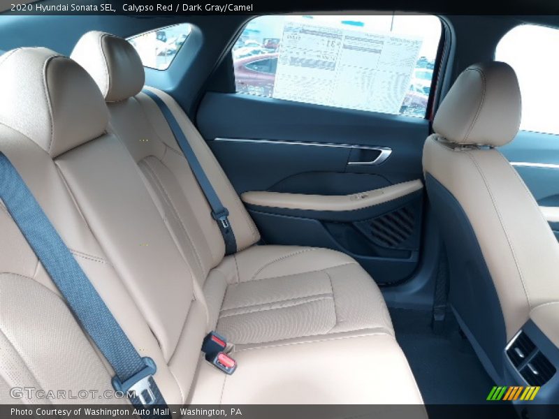 Calypso Red / Dark Gray/Camel 2020 Hyundai Sonata SEL