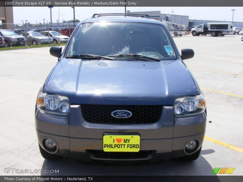 Norsea Blue Metallic / Medium/Dark Flint Grey 2005 Ford Escape XLT V6