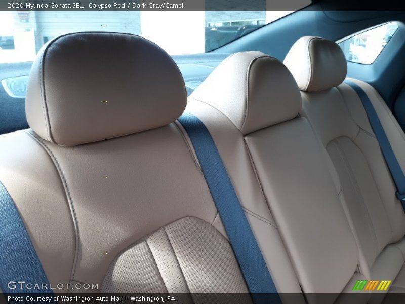 Calypso Red / Dark Gray/Camel 2020 Hyundai Sonata SEL