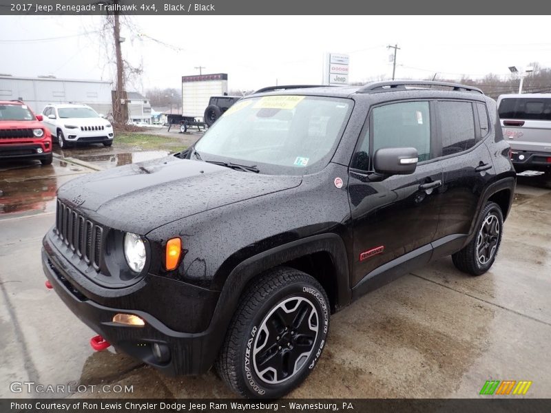 Black / Black 2017 Jeep Renegade Trailhawk 4x4