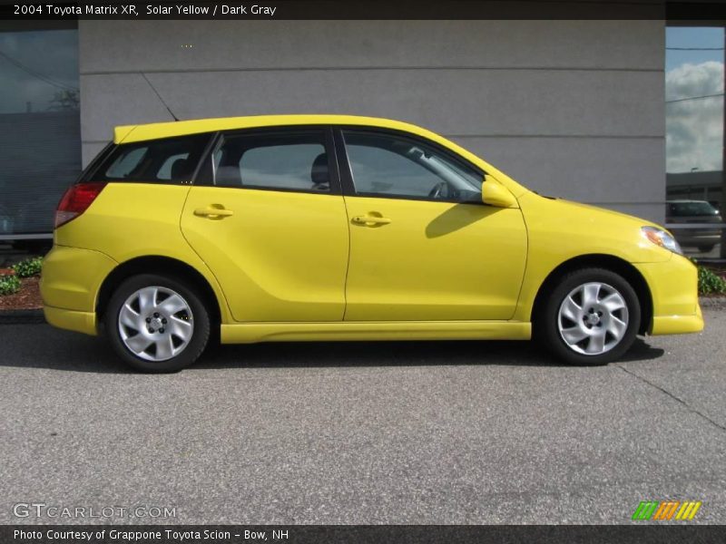 Solar Yellow / Dark Gray 2004 Toyota Matrix XR