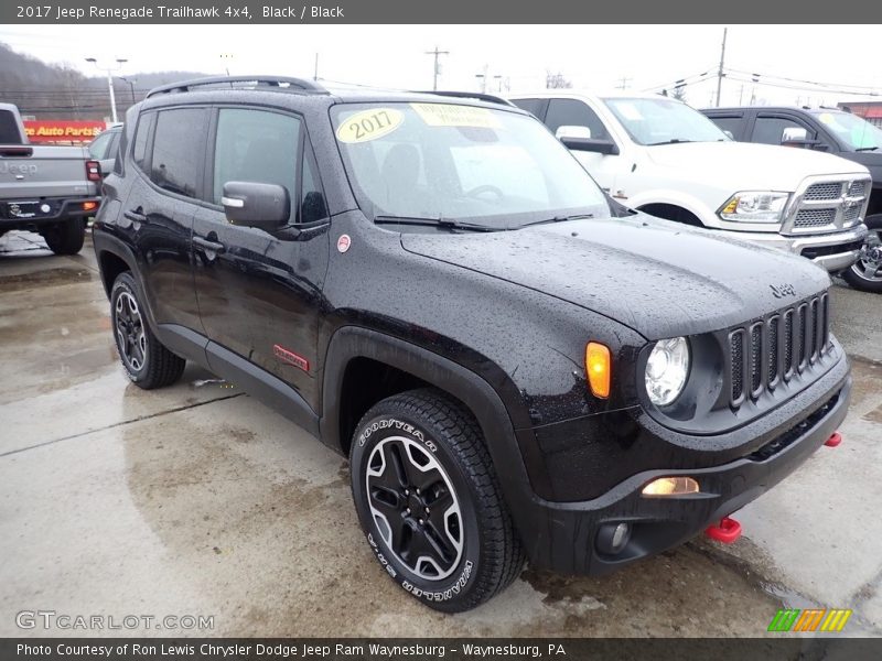 Black / Black 2017 Jeep Renegade Trailhawk 4x4