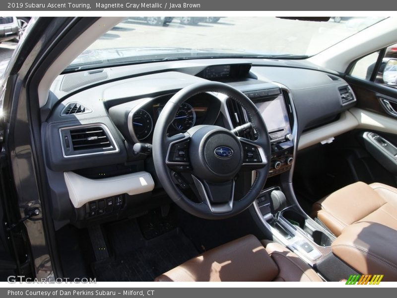 Magnetite Gray Metallic / Java Brown 2019 Subaru Ascent Touring