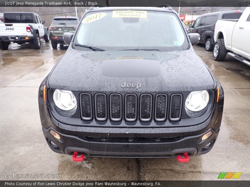 Black / Black 2017 Jeep Renegade Trailhawk 4x4