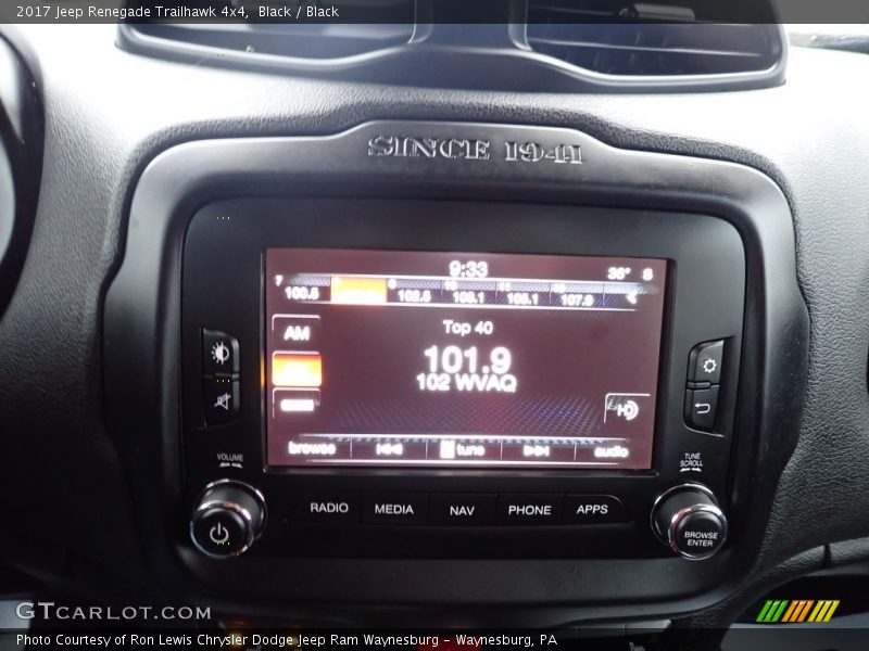 Black / Black 2017 Jeep Renegade Trailhawk 4x4