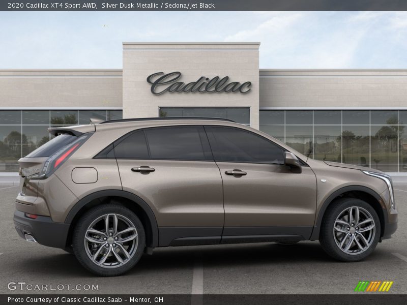 Silver Dusk Metallic / Sedona/Jet Black 2020 Cadillac XT4 Sport AWD