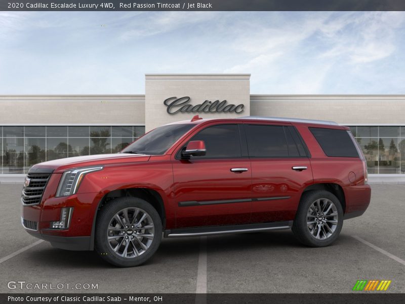 Red Passion Tintcoat / Jet Black 2020 Cadillac Escalade Luxury 4WD