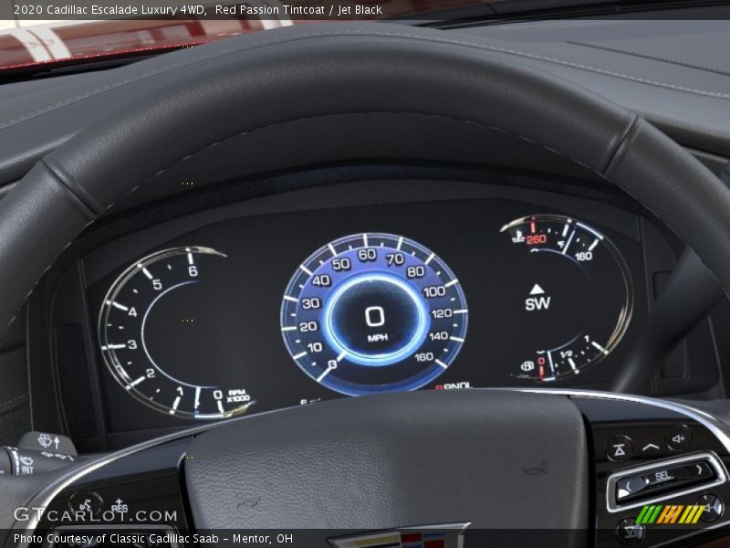 Red Passion Tintcoat / Jet Black 2020 Cadillac Escalade Luxury 4WD