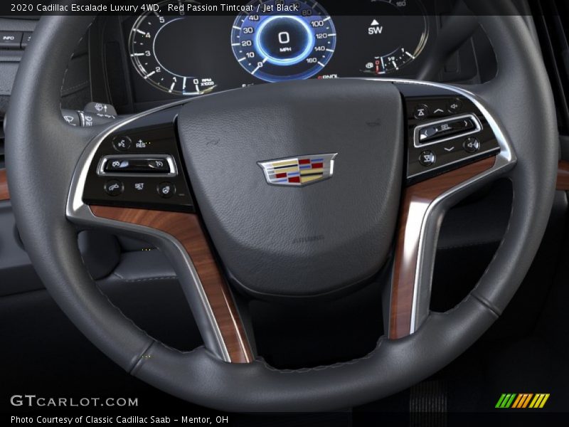 Red Passion Tintcoat / Jet Black 2020 Cadillac Escalade Luxury 4WD