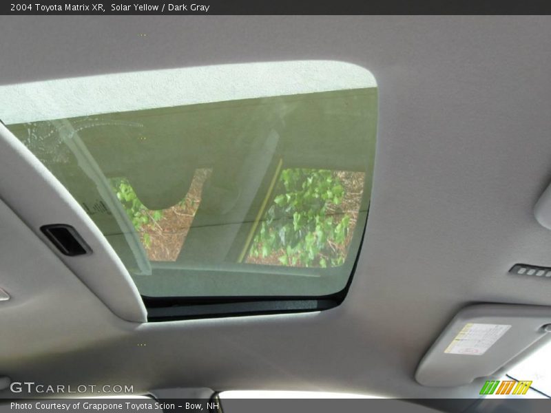 Solar Yellow / Dark Gray 2004 Toyota Matrix XR