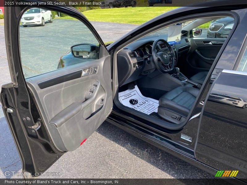 Black / Titan Black 2015 Volkswagen Jetta SEL Sedan