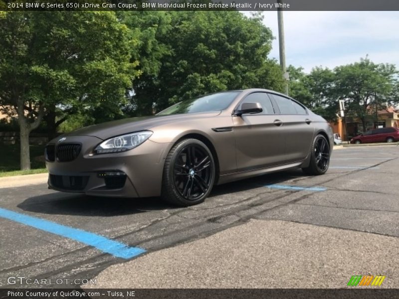 Front 3/4 View of 2014 6 Series 650i xDrive Gran Coupe