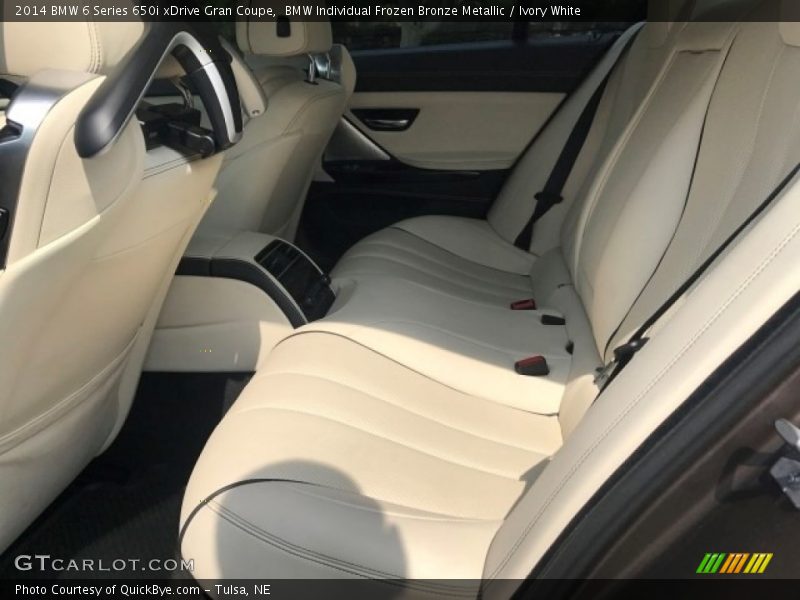 Rear Seat of 2014 6 Series 650i xDrive Gran Coupe