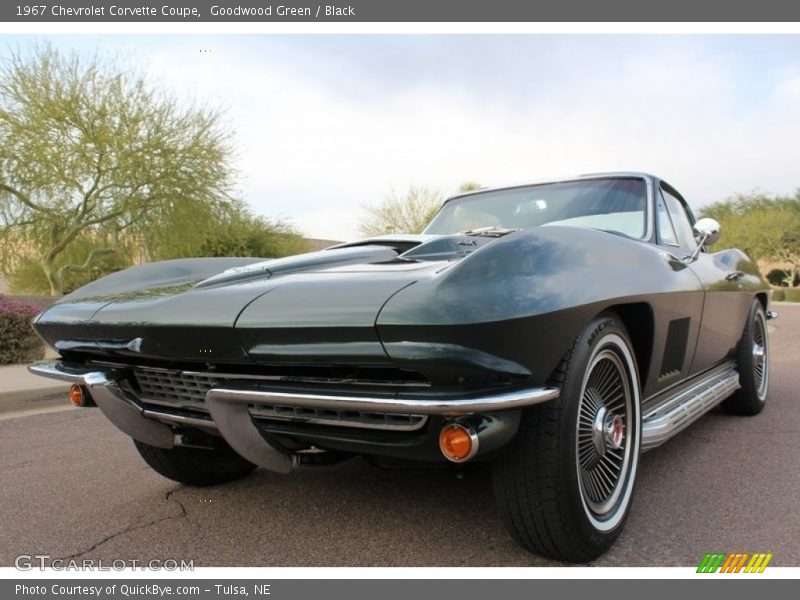 Goodwood Green / Black 1967 Chevrolet Corvette Coupe