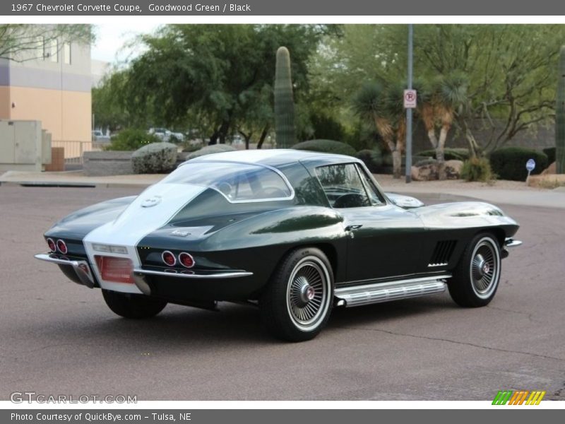 Goodwood Green / Black 1967 Chevrolet Corvette Coupe