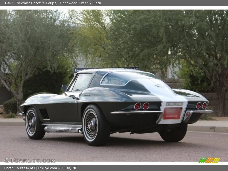 Goodwood Green / Black 1967 Chevrolet Corvette Coupe