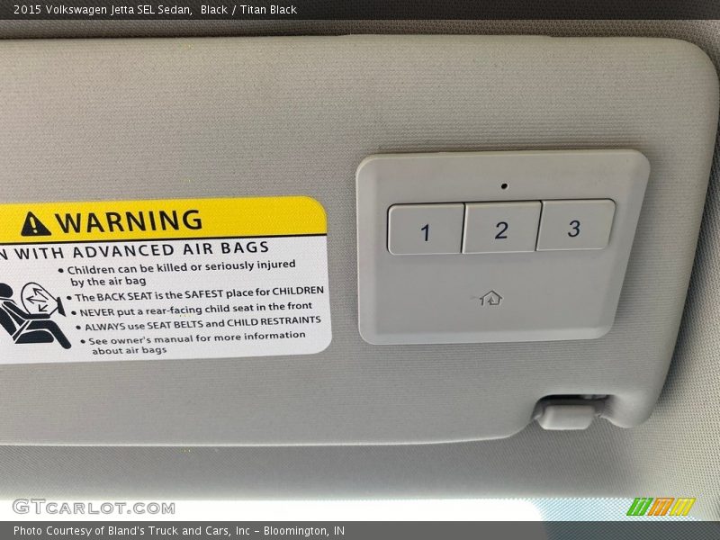 Black / Titan Black 2015 Volkswagen Jetta SEL Sedan