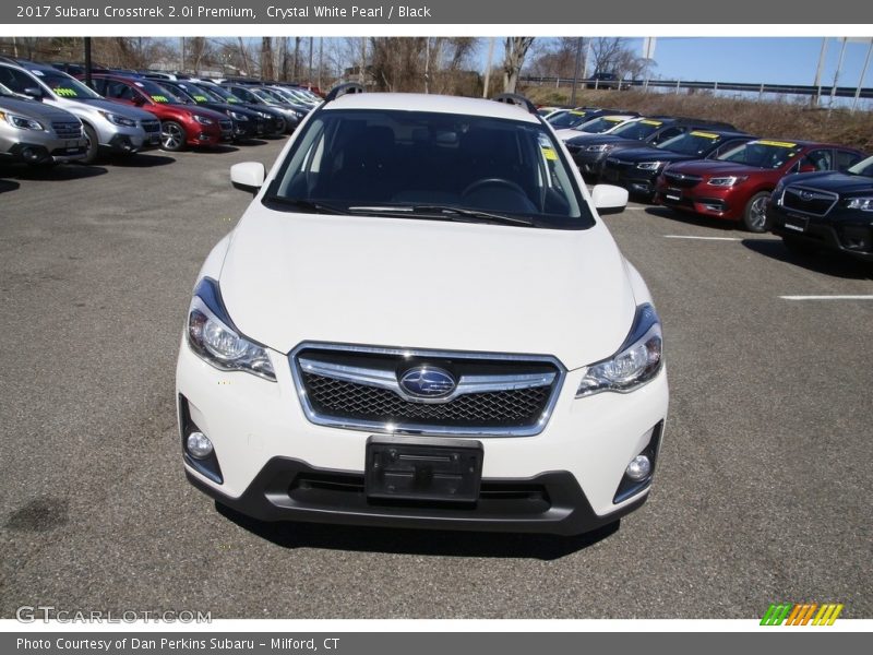 Crystal White Pearl / Black 2017 Subaru Crosstrek 2.0i Premium