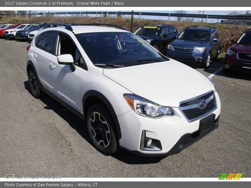 Crystal White Pearl / Black 2017 Subaru Crosstrek 2.0i Premium