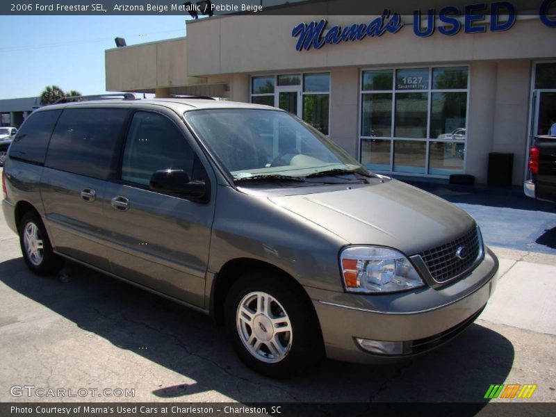 Arizona Beige Metallic / Pebble Beige 2006 Ford Freestar SEL
