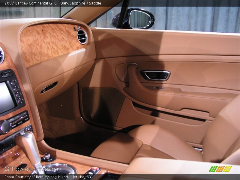 Dark Sapphire / Saddle 2007 Bentley Continental GTC