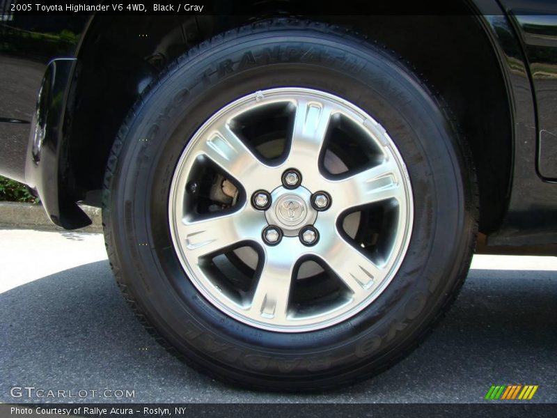 Black / Gray 2005 Toyota Highlander V6 4WD