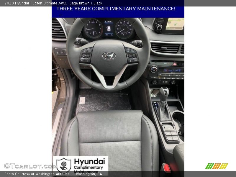 Sage Brown / Black 2020 Hyundai Tucson Ultimate AWD