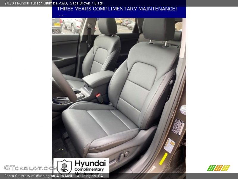 Sage Brown / Black 2020 Hyundai Tucson Ultimate AWD