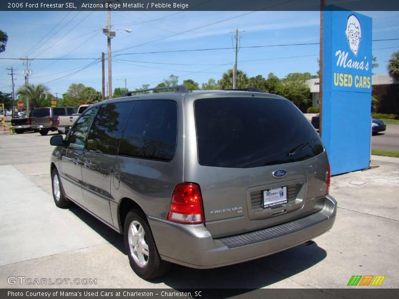 Arizona Beige Metallic / Pebble Beige 2006 Ford Freestar SEL