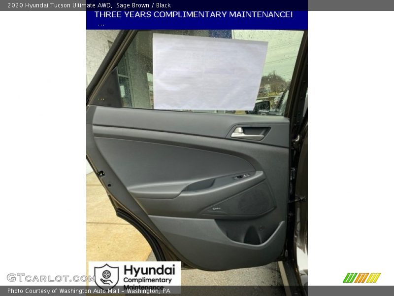 Sage Brown / Black 2020 Hyundai Tucson Ultimate AWD