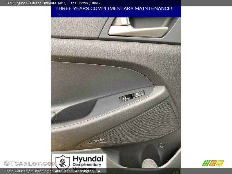 Sage Brown / Black 2020 Hyundai Tucson Ultimate AWD