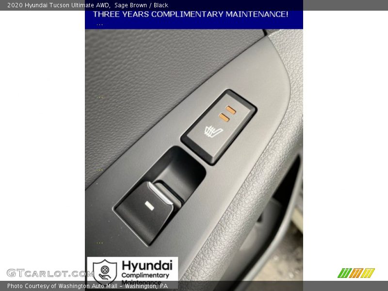 Sage Brown / Black 2020 Hyundai Tucson Ultimate AWD