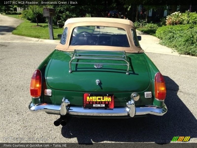 Brooklands Green / Black 1977 MG MGB Roadster
